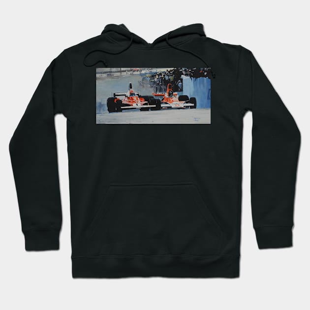 Niki Lauda vs James Hunt Hoodie by oleynik